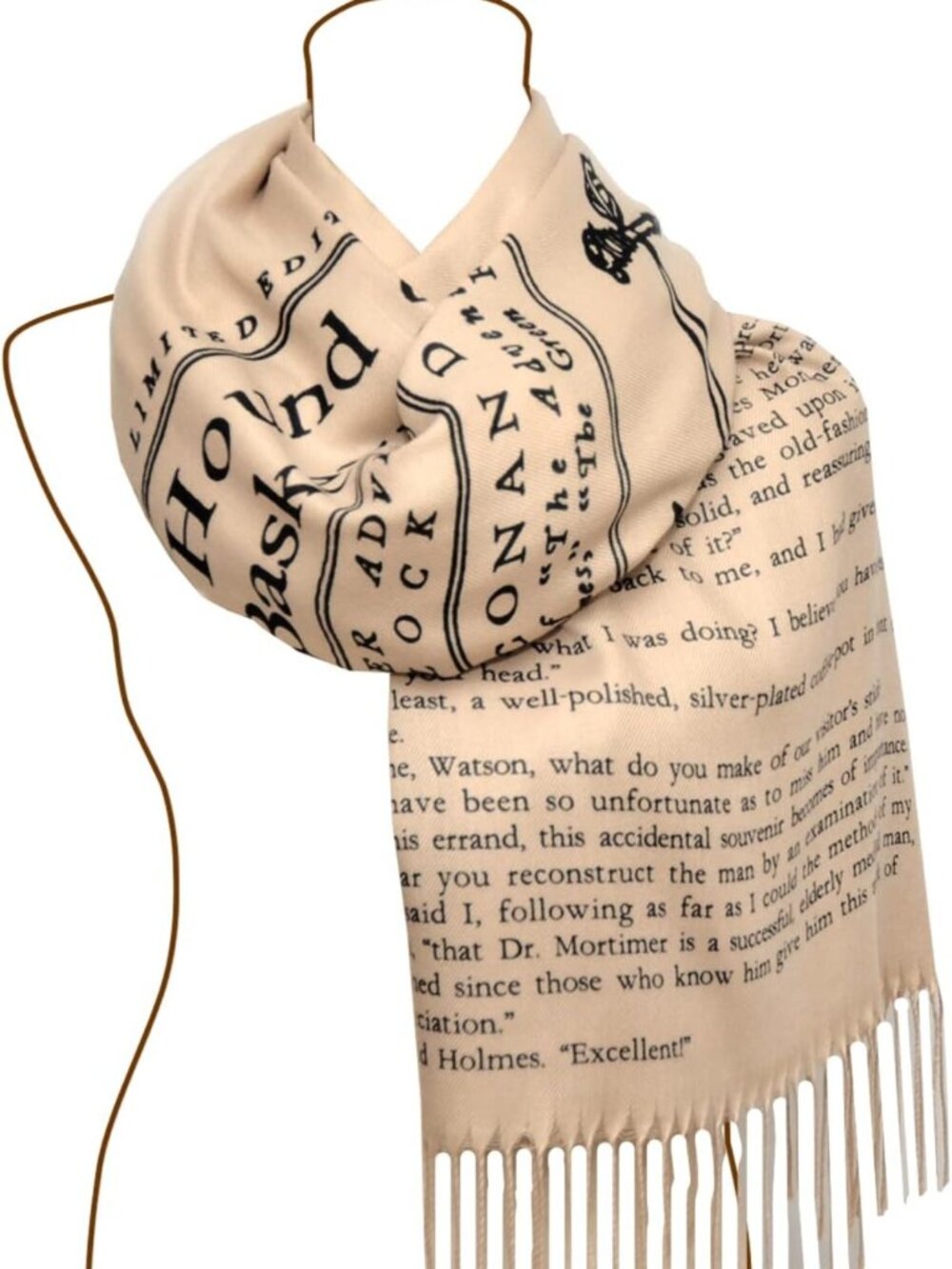Cozy Sherlock-Inspired Scarf Wrap Shawl - Stylish Winter Accessory for All